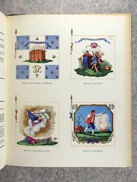 LES DRAPEAUX DE LA GARDE NATIONALE DE PARIS EN 1789. . LACHOUQUE HENRY, COMMANDANT. 