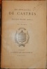 LES ANTIQUITEZ DE CASTRES, DE MAISTRE PIERRE BOREL. PUBLIEES PAR CH. PRADEL. . BOREL PIERRE (1620-1689). 