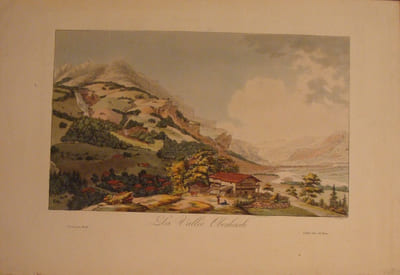 LA VALLEE OBERHASLI. DESSINE PAR ABERLI. C. F. X. WEXELBERG SC.