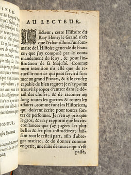 HISTOIRE DU ROY HENRY LE GRAND. COMPOSEE PAR MESSIRE HARDOUIN DE PEREFIXE, ARCHEVESQ. DE PARIS, CY-DEVANT PRECEPTEUR DU ROY. . PEREFIXE. (HARDOUIN DE ...
