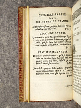 HISTOIRE DU ROY HENRY LE GRAND. COMPOSEE PAR MESSIRE HARDOUIN DE PEREFIXE, ARCHEVESQ. DE PARIS, CY-DEVANT PRECEPTEUR DU ROY. . PEREFIXE. (HARDOUIN DE ...