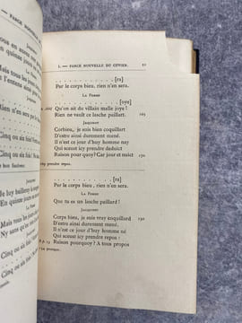 NOUVEAU RECUEIL DE FARCES FRANCAISES DES XV° ET XVI° SIECLES, PUBLIE D’APRES UN VOLUME UNIQUE APPARTENANT A LA BIBLIOTHEQUE ROYALE DE COPENHAGUE, PAR ...
