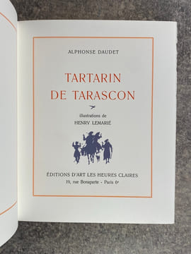 CONTES DU LUNDI. LETTRES DE MON MOULIN. TARTARIN DE TARASCON. ILLUSTRATIONS DE HENRY LEMARIE. . DAUDET ALPHONSE (1840-1897). 
