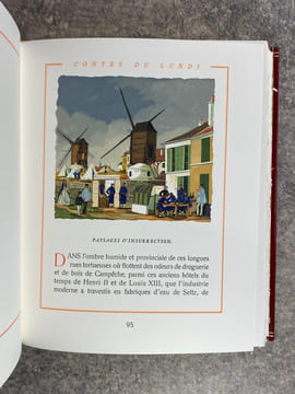 CONTES DU LUNDI. LETTRES DE MON MOULIN. TARTARIN DE TARASCON. ILLUSTRATIONS DE HENRY LEMARIE. . DAUDET ALPHONSE (1840-1897). 