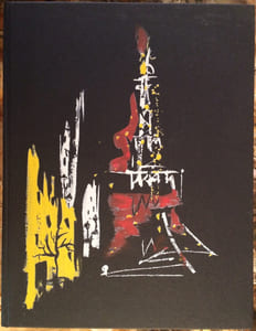 SORTILEGES DE PARIS. MAQUETTE ET REALISATION DE CLAUDE ARTHAUD.