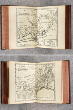 MEMOIRES POUR L'HISTOIRE NATURELLE DE LA PROVINCE DE LANGUEDOC, DIVISES EN TROIS PARTIES. ORNES DE FIGURES, & DE CARTES EN TAILLE-DOUCE. . ASTRUC JEAN ...