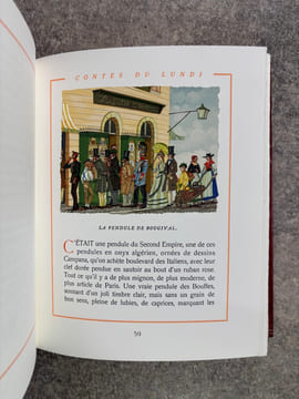 CONTES DU LUNDI. LETTRES DE MON MOULIN. TARTARIN DE TARASCON. ILLUSTRATIONS DE HENRY LEMARIE. . DAUDET ALPHONSE (1840-1897).