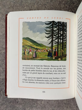 CONTES DU LUNDI. LETTRES DE MON MOULIN. TARTARIN DE TARASCON. ILLUSTRATIONS DE HENRY LEMARIE. . DAUDET ALPHONSE (1840-1897).