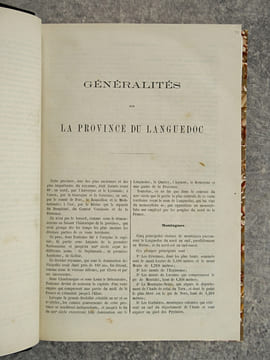 DESCRIPTION COMPLETE DU DEPARTEMENT DU TARN, PAR MAURICE BASTIE (DE GRAULHET) DOCTEUR EN PHARMACIE. . BASTIE (MAURICE. 1815-1909).