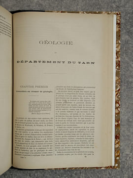 DESCRIPTION COMPLETE DU DEPARTEMENT DU TARN, PAR MAURICE BASTIE (DE GRAULHET) DOCTEUR EN PHARMACIE. . BASTIE (MAURICE. 1815-1909).