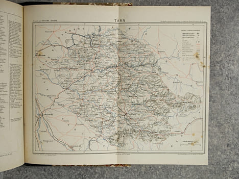 DESCRIPTION COMPLETE DU DEPARTEMENT DU TARN, PAR MAURICE BASTIE (DE GRAULHET) DOCTEUR EN PHARMACIE. . BASTIE (MAURICE. 1815-1909).