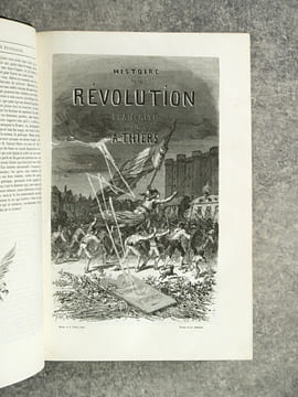 HISTOIRE DE LA REVOLUTION FRANCAISE. NOUVELLE EDITION. DESSINS PAR YAN' DARGENT. PARIS. FURNE ET CIE. 1865-1866. HISTOIRE DU CONSULAT. EDITION ...