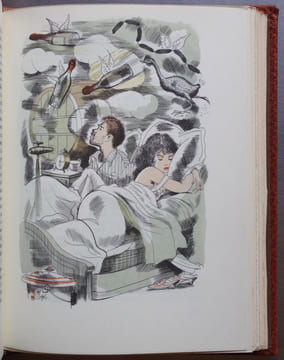 OEUVRES ILLUSTREES. - LA BELLE IMAGE. GOUACHES DE GASTON SAINTE-CROIX. - LE BOEUF CLANDESTIN. AQUARELLES DE MAURICE LEROY. - LA JUMENT VERTE. ...