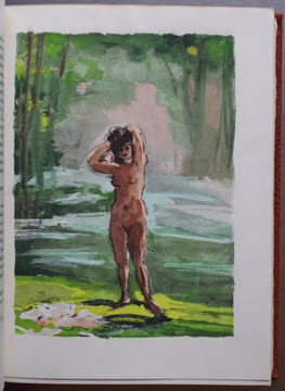 OEUVRES ILLUSTREES. - LA BELLE IMAGE. GOUACHES DE GASTON SAINTE-CROIX. - LE BOEUF CLANDESTIN. AQUARELLES DE MAURICE LEROY. - LA JUMENT VERTE. ...