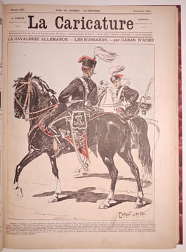 LA CARICATURE. ANNEE 1885.. ROBIDA ALBERT. (1848-1926).