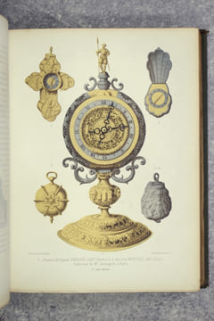 HISTOIRE DE L'HORLOGERIE, DEPUIS SON ORIGINE JUSQU'A NOS JOURS. PRECEDEE DE RECHERCHES SUR LA MESURE DU TEMPS DANS L'ANTIQUITE ET SUIVIE DE LA ...