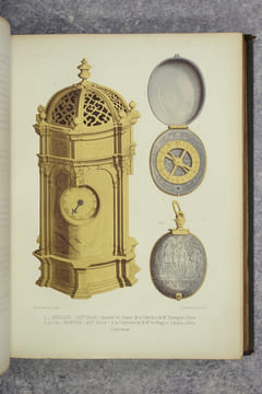 HISTOIRE DE L'HORLOGERIE, DEPUIS SON ORIGINE JUSQU'A NOS JOURS. PRECEDEE DE RECHERCHES SUR LA MESURE DU TEMPS DANS L'ANTIQUITE ET SUIVIE DE LA ...