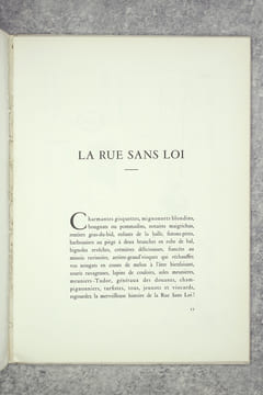 LA RUE SANS LOI. 32 DESSINS DE DUBOUT COMMENTES PAR PIERRE DEVAUX.. DEVAUX PIERRE (1901-1966). DUBOUT ALBERT (1905-1976).