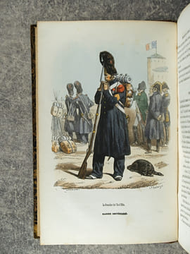 HISTOIRE ANECDOTIQUE, POLITIQUE ET MILITAIRE DE LA GARDE IMPERIALE. PAR EMILE MARCO DE SAINT-HILAIRE. ILLUSTREE PAR H. BELLANGE, E. LAMY, DE MORAINE, ...