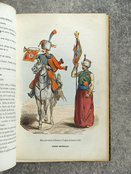 HISTOIRE ANECDOTIQUE, POLITIQUE ET MILITAIRE DE LA GARDE IMPERIALE. PAR EMILE MARCO DE SAINT-HILAIRE. ILLUSTREE PAR H. BELLANGE, E. LAMY, DE MORAINE, ...