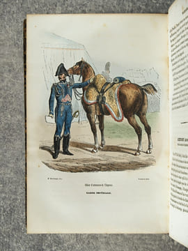 HISTOIRE ANECDOTIQUE, POLITIQUE ET MILITAIRE DE LA GARDE IMPERIALE. PAR EMILE MARCO DE SAINT-HILAIRE. ILLUSTREE PAR H. BELLANGE, E. LAMY, DE MORAINE, ...