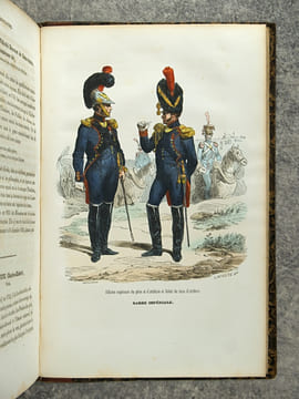 HISTOIRE ANECDOTIQUE, POLITIQUE ET MILITAIRE DE LA GARDE IMPERIALE. PAR EMILE MARCO DE SAINT-HILAIRE. ILLUSTREE PAR H. BELLANGE, E. LAMY, DE MORAINE, ...