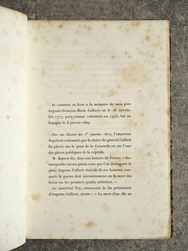 TRADITIONS ET SOUVENIRS, OU MEMOIRES TOUCHANT LE TEMPS ET LA VIE DU GENERAL AUGUSTE COLBERT (1793-1809), PAR N.-J. COLBERT, MARQUIS DE CHABANAIS (SON ...