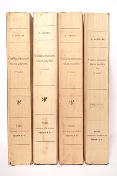 PARIS REVOLUTIONNAIRE. VIEILLES MAISONS, VIEUX PAPIERS. PREMIERE, DEUXIEME, TROISIEME, QUATRIEME SERIES. . LENOTRE GEORGES (1857-1935).