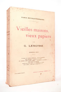 PARIS REVOLUTIONNAIRE. VIEILLES MAISONS, VIEUX PAPIERS. PREMIERE, DEUXIEME, TROISIEME, QUATRIEME SERIES.
