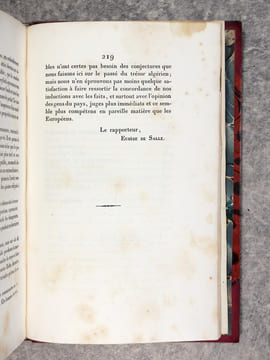 PRECIS HISTORIQUE ET ADMINISTRATIF DE LA CAMPAGNE D’AFRIQUE, PAR LE BARON DENNIE, INTENDANT EN CHEF DE L’ARMEE D’EXPEDITION. . DENNIE (BARON ...