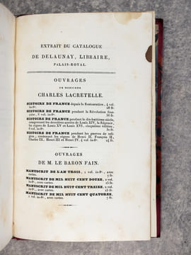 PRECIS HISTORIQUE ET ADMINISTRATIF DE LA CAMPAGNE D’AFRIQUE, PAR LE BARON DENNIE, INTENDANT EN CHEF DE L’ARMEE D’EXPEDITION. . DENNIE (BARON ...