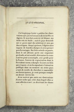 L’ALGERIE, PAR LE BARON BAUDE, CONSEILLER D’ETAT, EX-CONSEILLER DU ROI EN AFRIQUE. . BAUDE (BARON JRAN-JACQUES. 1792-1862).  