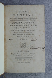 OPERA OMNIA MEDICO-PRACTICA, ET ANATOMICA. NOVAM EDITIONEM, MENDIS INNUMERIS EXPURGATAM, NOTIS ILLUSTRAVIT & PRAEFATUS EST PH. PINEL, D. M.