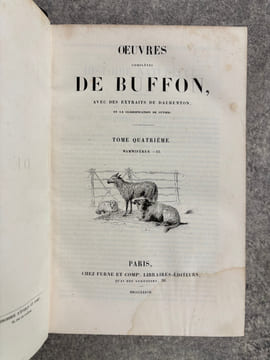 OEUVRES COMPLETES, AVEC DES EXTRAITS DE DAUBENTON, ET LA CLASSIFICATION DE CUVIER. . BUFFON. (GEORGES-LOUIS LECLERC, COMTE DE. 1707-1788).