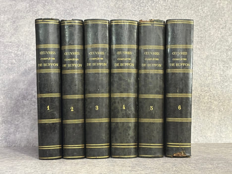 OEUVRES COMPLETES, AVEC DES EXTRAITS DE DAUBENTON, ET LA CLASSIFICATION DE CUVIER. . BUFFON. (GEORGES-LOUIS LECLERC, COMTE DE. 1707-1788).