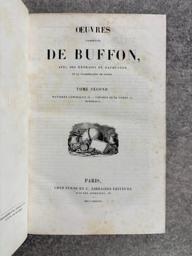OEUVRES COMPLETES, AVEC DES EXTRAITS DE DAUBENTON, ET LA CLASSIFICATION DE CUVIER. . BUFFON. (GEORGES-LOUIS LECLERC, COMTE DE. 1707-1788).