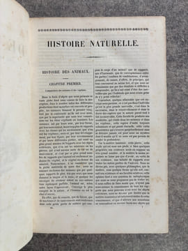 OEUVRES COMPLETES, AVEC DES EXTRAITS DE DAUBENTON, ET LA CLASSIFICATION DE CUVIER. . BUFFON. (GEORGES-LOUIS LECLERC, COMTE DE. 1707-1788).
