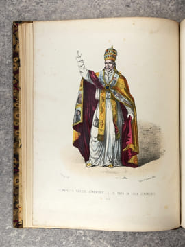 ALBUM OU COLLECTION COMPLETE ET HISTORIQUE DES COSTUMES DE LA COUR DE ROME, DES ORDRES MONASTIQUES, RELIGIEUX ET MILITAIRES, ET DES CONGREGATIONS ...