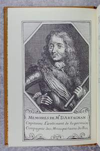MEMOIRES DE MR D'ARTAGNAN, CAPITAINE LIEUTENANT DE LA PREMIERE COMPAGNIE DES MOUSQUETAIRES DU ROI, CONTENANT QUANTITE DE CHOSES PARTICULIERES ET SECRETES QUI SE SONT PASSEES SOUS LE REGNE DE LOUIS LE GRAND. 