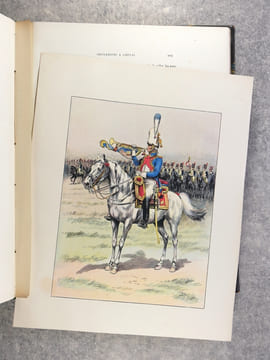 LA GARDE IMPERIALE (1804-1815). OUVRAGE ILLUSTRE DE 450 DESSINS DANS LE TEXTE PAR E. GRAMMONT, M. ORANGE, L. VALLET, ET DE 60 COMPOSITIONS HORS TEXTE ...