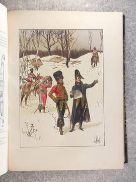 LA GARDE IMPERIALE (1804-1815). OUVRAGE ILLUSTRE DE 450 DESSINS DANS LE TEXTE PAR E. GRAMMONT, M. ORANGE, L. VALLET, ET DE 60 COMPOSITIONS HORS TEXTE ...