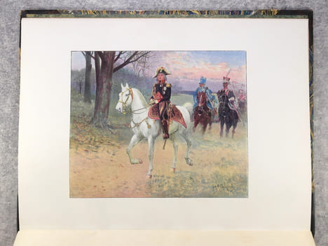 LA GARDE IMPERIALE (1804-1815). OUVRAGE ILLUSTRE DE 450 DESSINS DANS LE TEXTE PAR E. GRAMMONT, M. ORANGE, L. VALLET, ET DE 60 COMPOSITIONS HORS TEXTE ...