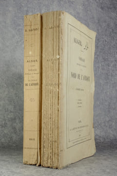 ALGER. VOYAGE POLITIQUE ET DESCRIPTIF DANS LE NORD DE L'AFRIQUE.. BAVOUX EVARISTE (1809-1890).