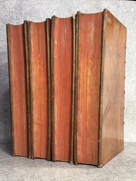 DICTIONNAIRE HISTORIQUE ET CRITIQUE, PAR MR PIERRE BAYLE. QUATRIEME EDITION, REVUE, CORRIGEE ET AUGMENTEE. AVEC LA VIE DE L'AUTEUR, PAR MR. DES ...