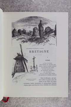 LA VIEILLE FRANCE. BRETAGNE. NORMANDIE. PROVENCE. TOURAINE. TEXTE, DESSINS ET LITHOGRAPHIES PAR A. ROBIDA.. ROBIDA ALBERT. (1848-1926).