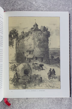 LA VIEILLE FRANCE. BRETAGNE. NORMANDIE. PROVENCE. TOURAINE. TEXTE, DESSINS ET LITHOGRAPHIES PAR A. ROBIDA.. ROBIDA ALBERT. (1848-1926).