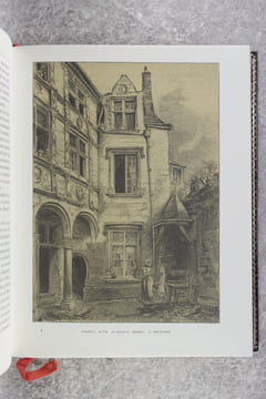 LA VIEILLE FRANCE. BRETAGNE. NORMANDIE. PROVENCE. TOURAINE. TEXTE, DESSINS ET LITHOGRAPHIES PAR A. ROBIDA.. ROBIDA ALBERT. (1848-1926).