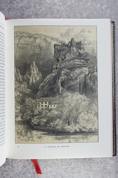 LA VIEILLE FRANCE. BRETAGNE. NORMANDIE. PROVENCE. TOURAINE. TEXTE, DESSINS ET LITHOGRAPHIES PAR A. ROBIDA.. ROBIDA ALBERT. (1848-1926).