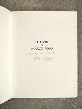 LE LIVRE DE MARCO POLO. PUBLIE EN FRANCAIS MODERNE SELON LES TRAVAUX DE M. G. PAUTHIER SUR LES MANUSCRITS DE LA BIBLIOTHEQUE NATIONALE, D’APRES LE ...