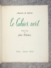 LE CAHIER VERT. POINTES SECHES DE JEAN FRELAUT. . GUERIN (MAURICE DE. 1810-1839). 